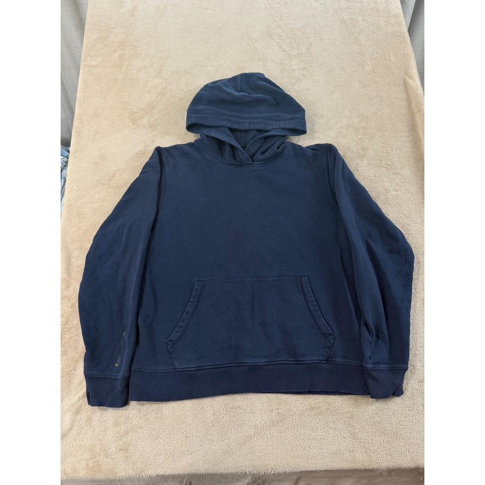 Pact‎ Organic Pullover Hoodie Sweatshirt Women Small Navy Blue Organic Cotton
